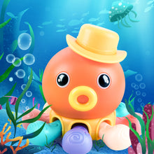 Load image into Gallery viewer, Orange Octopus Sensory Finger Toy Perfect Gift for Kids Sensory Animal Toys Musical and Sound Toys