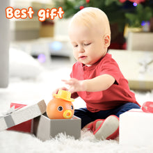 Load image into Gallery viewer, Orange Octopus Sensory Finger Toy Perfect Gift for Kids Sensory Animal Toys Musical and Sound Toys