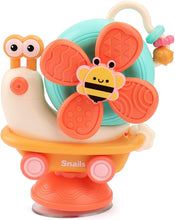 Load image into Gallery viewer, Snail Suction Cup Spinner Toys Take Apart Suction Toy Fidget Spinners for Kids Suction Toys Bath Toys Sensory Toys