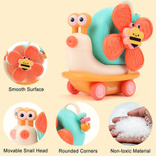 Load image into Gallery viewer, Snail Suction Cup Spinner Toys Take Apart Suction Toy Fidget Spinners for Kids Suction Toys Bath Toys Sensory Toys