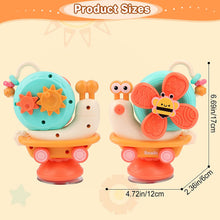 Load image into Gallery viewer, Snail Suction Cup Spinner Toys Take Apart Suction Toy Fidget Spinners for Kids Suction Toys Bath Toys Sensory Toys