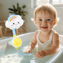 Load image into Gallery viewer, Baby Shower Bath Toy Set- Cloud Sprinkler Faucet with Foldable Bathtub Shower Head-Fun Bath Sprays & Tubs for Toddlers, Perfect Bathtime Gift for Kids
