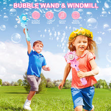 Load image into Gallery viewer, Dreamy Princess Snowflake Bubble Machine Toys Lights & Music Magic Bubble Wands Gifts for Toddlers