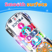 Load image into Gallery viewer, Electric Transparent Police Gear Car Toy 360¡ã Rotating Car with Flashing Lights Siren Sounds, Automatic Obstacle Avoidance, and Visible Mechanical Gear Structure-Perfect Toy for Kids Aged 3 and Up