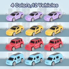 Load image into Gallery viewer, Garage Track Set with Music and Light Effects 3-story Parking Building with Electric Elevator Toys Vehicle Garages Great Present for Kids