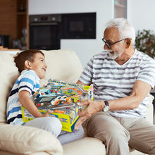 Load image into Gallery viewer, Car Garage Tracks Simulation Steering Wheel Toy Set Vehicle Playsets with Musical Puzzle Car Tracks Gifts for Child