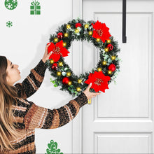 Load image into Gallery viewer, Christmas Light Up Wreath Spruce Wreath