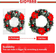 Load image into Gallery viewer, Christmas Light Up Wreath Spruce Wreath
