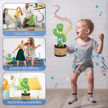 Load image into Gallery viewer, Talking Cactus Toy Singing Cactus Voice Recorder Baby Toys  Plush Cactus Educational Toys Repeats What You Say Learning Toys