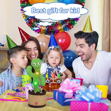 Load image into Gallery viewer, Talking Cactus Toy Singing Cactus Voice Recorder Baby Toys  Plush Cactus Educational Toys Repeats What You Say Learning Toys
