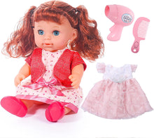 Load image into Gallery viewer, Baby Doll Toys Girl Doll Dress-Up Doll Toy Set Baby Doll Clothes & Dolls Accessories for Girls Boys for Birthdays Christmas