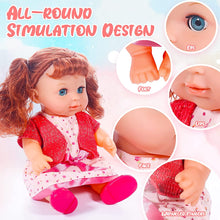 Load image into Gallery viewer, Baby Doll Toys Girl Doll Dress-Up Doll Toy Set Baby Doll Clothes & Dolls Accessories for Girls Boys for Birthdays Christmas