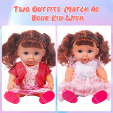 Load image into Gallery viewer, Baby Doll Toys Girl Doll Dress-Up Doll Toy Set Baby Doll Clothes & Dolls Accessories for Girls Boys for Birthdays Christmas