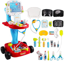 Load image into Gallery viewer, Little Doctor Kids Medical Center Hospital Portable Role Play Set with Accessories