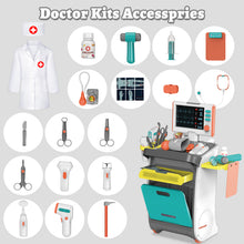 Load image into Gallery viewer, Kids Doctor Trolley Set - Pretend Medical Playset with Realistic Accessories and Educational Benefits for Boys and Girls Ages 3 and Up, Learning About Healthcare