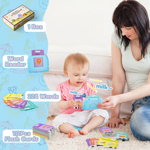 Load image into Gallery viewer, Talking Flash Cards Early Educational Toys Audible Flash Cards 224 Words Montessori Interactive Toy for Kids