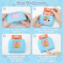 Load image into Gallery viewer, Talking Flash Cards Early Educational Toys Audible Flash Cards 224 Words Montessori Interactive Toy for Kids