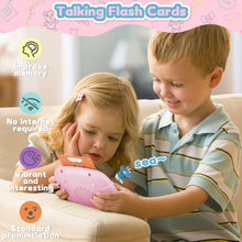 Load image into Gallery viewer, Talking Flash Cards Early Educational Toys Audible Flash Cards 224 Words Montessori Interactive Toy for Kids Christmas Birthdays Gift