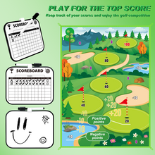 Load image into Gallery viewer, Outdoor Toy Golf Chipping Game Set with Golf Hitting Practice Mat for Kids