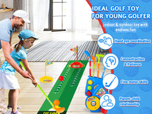 Load image into Gallery viewer, Golf Clubs Toy Set Outdoor Indoor Sports Garden Play Game Toy for Toddlers 3 4 5 Years Old