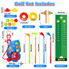 Load image into Gallery viewer, Golf Clubs Toy Set Outdoor Indoor Sports Garden Play Game Toy for Toddlers 3 4 5 Years Old