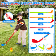 Load image into Gallery viewer, Golf Clubs Toy Set Outdoor Indoor Sports Garden Play Game Toy for Toddlers 3 4 5 Years Old