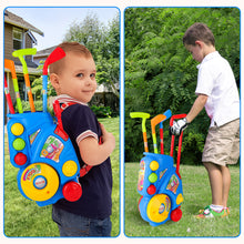Load image into Gallery viewer, Golf Clubs Toy Set Outdoor Indoor Sports Garden Play Game Toy for Toddlers 3 4 5 Years Old