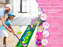 Load image into Gallery viewer, Kids Golf Suitcase Toy Set Outdoor Indoor Sports Play Toys Golf Clubs Set Garden Game for Boys Girls 3+