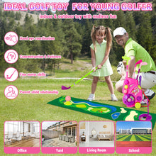 Load image into Gallery viewer, Kids Golf Suitcase Toy Set Outdoor Indoor Sports Play Toys Golf Clubs Set Garden Game for Boys Girls 3+