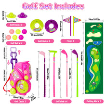 Load image into Gallery viewer, Kids Golf Suitcase Toy Set Outdoor Indoor Sports Play Toys Golf Clubs Set Garden Game for Boys Girls 3+