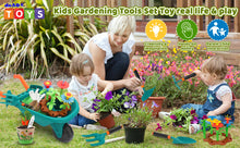 Load image into Gallery viewer, Kids Gardening Playset – 17-Piece Set with Watering Can, Flower Pots, Tools, and Fun Accessories – Encourages Outdoor Exploration, Creativity & Learning for Toddlers – Perfect Birthday & Christmas Gift