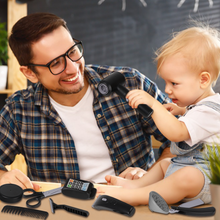 Load image into Gallery viewer, 37 PCS Stylist Hairdresser Hairdresser Role Play Set Hairdressing Set with Hair Dryer Electric Hair Clippers Razors Accessories Toys for Kids