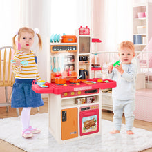 Load image into Gallery viewer, Kitchen Playset Toy with Realistic Lights & Sounds, Kids Play Kitchen Set with Simulation of Spray Features, Pretend Role Play Toys Gift