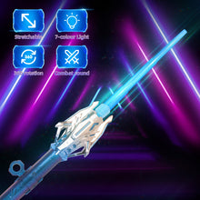 Load image into Gallery viewer, 120 cm Double-Headed LED Colorful Lightsaber Toy - Extendable Laser Sword for Kids and Adults