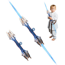Load image into Gallery viewer, 120 cm Double-Headed LED Colorful Lightsaber Toy - Extendable Laser Sword for Kids and Adults