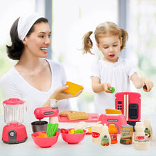 Load image into Gallery viewer, Kitchen Play Set Pretend Play Role Playset Food Cutting Accessories Toys Kitchenware Educational Toys Birthday for Kids