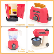 Load image into Gallery viewer, Kitchen Play Set Pretend Play Role Playset Food Cutting Accessories Toys Kitchenware Educational Toys Birthday for Kids