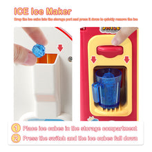 Load image into Gallery viewer, Pretend Play Kitchen Fridge  Playset Kids oy Great Pre-School Gift for Toddlers Boys & Girls Age 3+