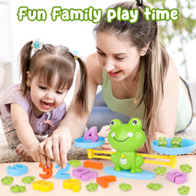 Load image into Gallery viewer, Frog Counting and weight Board Game for Kids, Frog Scales Board Game, Great Family Fun