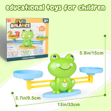 Load image into Gallery viewer, Frog Counting and weight Board Game for Kids, Frog Scales Board Game, Great Family Fun