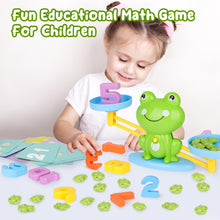 Load image into Gallery viewer, Frog Counting and weight Board Game for Kids, Frog Scales Board Game, Great Family Fun