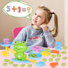 Load image into Gallery viewer, Frog Counting and weight Board Game for Kids, Frog Scales Board Game, Great Family Fun