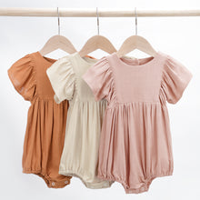Load image into Gallery viewer, Baby Girl Rompers Linen Cotton Ruffles Bebe One-Piece Newborn Baby Clothes Infant Baby Outfit Baby Girl Clothes Newborn Toddler Spring Summer Fashion
