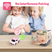 Load image into Gallery viewer, Remote Control Cars PINK Watch Toy Watch Controlled Car for Kids Ages 3 Plus