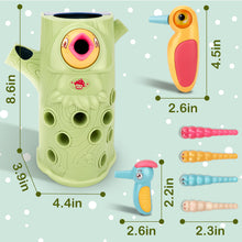 Load image into Gallery viewer, Toddler Magnetic Bird Woodpecker Toys for Boy Girl Present Children’s Learning Games With Sound and Lights For Christmas Birthdays