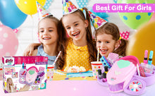 Load image into Gallery viewer, Kids Makeup Nail Polish Nail Studio Peel Off Nail Polish Set Perfect Gift for Girls 5 6 7 8 9 10 Years