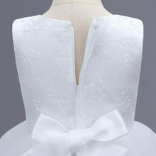 Load image into Gallery viewer, Children Evening Dresses Discoball Girls Princess Dress Double Tulle Bow Lace Sleeveless Embroidery Flower Girl Dress, Birthday Party Wedding Bridesmaid First Communion Girls' Dresses for 120cm-170cm Kids