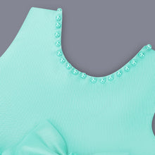 Load image into Gallery viewer, Girls Dress Sleeveless Ball Gown Wedding Party Pageant, Kids Baby Girls Beaded Backless Bowknot Tutu Princess Dress + Headband, Girl Bridesmaid Wedding Party Prom Dresses Childrens Gowns Age 2-8 Years Available in 3 colours