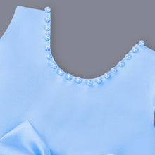 Load image into Gallery viewer, Girls Dress Sleeveless Ball Gown Wedding Party Pageant, Kids Baby Girls Beaded Backless Bowknot Tutu Princess Dress + Headband, Girl Bridesmaid Wedding Party Prom Dresses Childrens Gowns Age 2-8 Years Available in 3 colours