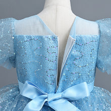 Load image into Gallery viewer, Princess Costumes for Girls Elegant Puff Dress Long Dresses Stylish Princess Dresses Sequined Skirts Costumes party dress, Bubble Sleeve Dress Tulle Tutu with Accessories Birthday Party Outfit Rapunzel Princess Dress Long Skirt, Kids Fancy Dress for Party